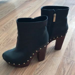 BCBG leather booties